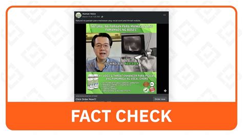 FACT CHECK: Ad uses deepfake video of Doc Willie Ong to  .